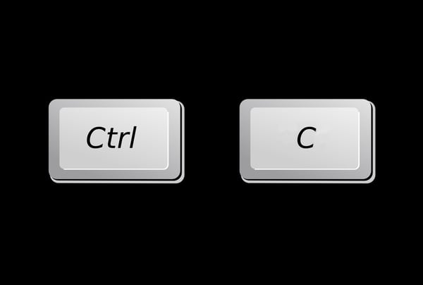 단축키 Ctrl + C 입력
