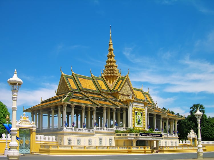 캄보디아 프놈펜 왕궁