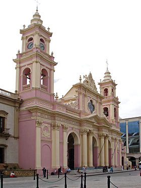 네오바로크 건축 양식으로 지어진 아르헨티나의 살타 성당