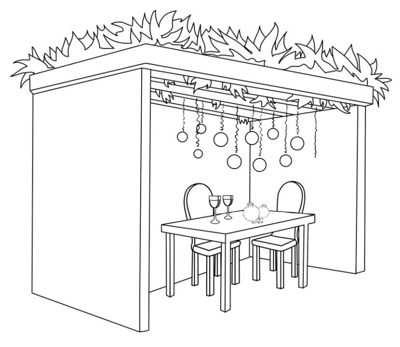 수카(Sukkah)의 원형 이미지