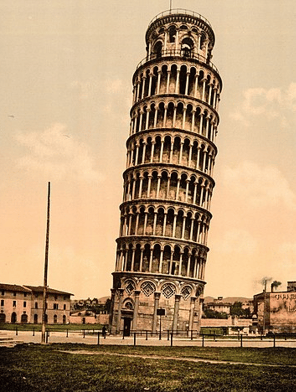 1890년대의 피사의 사탑