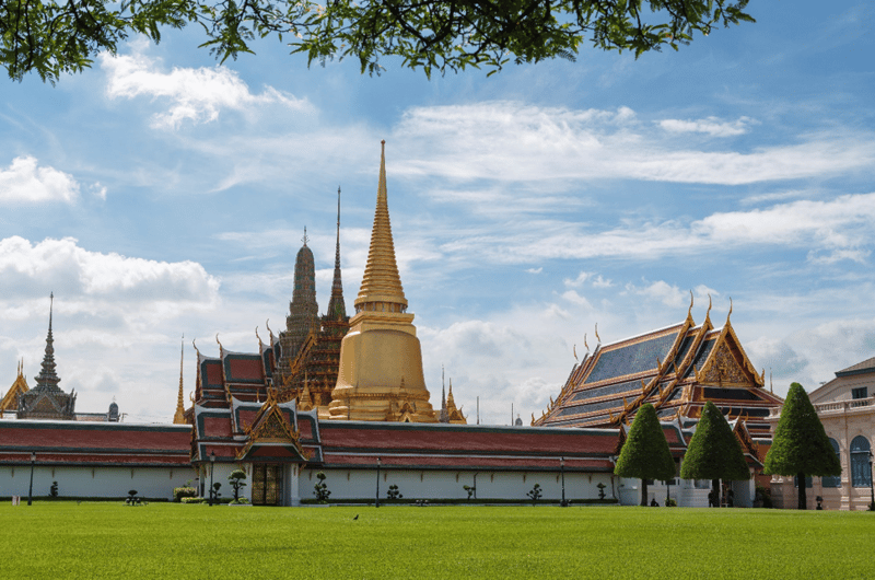방콕 왕궁의 전경