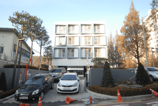 정면에서 바라본 가양 행복주택