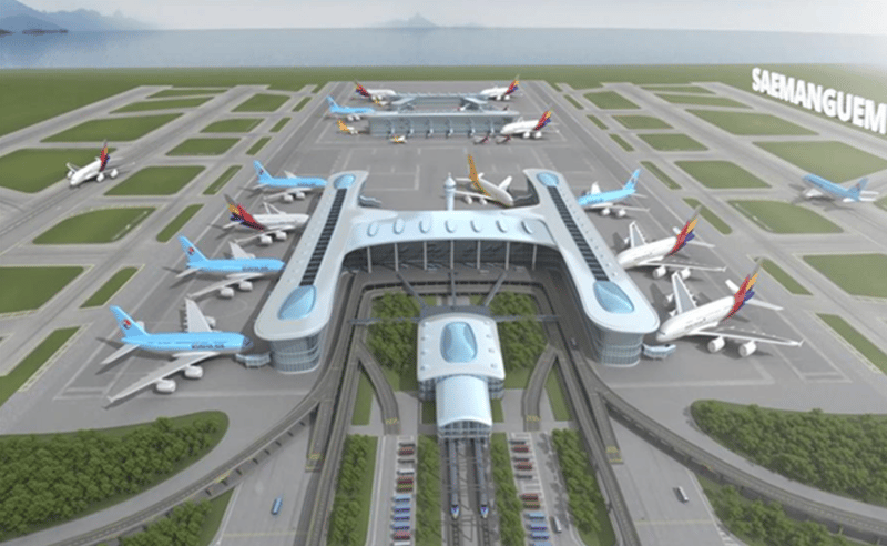 새만금 국제공항 조감도
