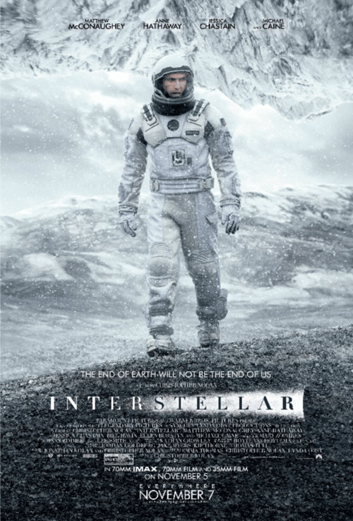 영화 ‘인터스텔라(Interstellar, 2014)’의 포스터