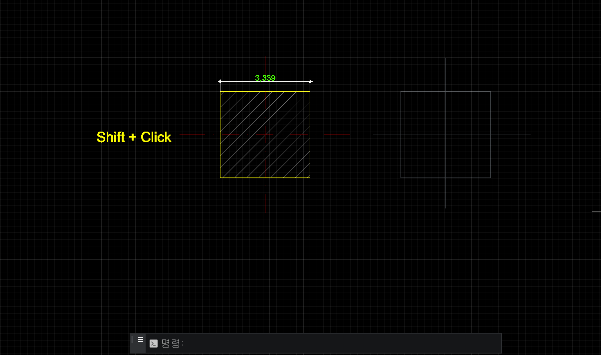 Shift + Click